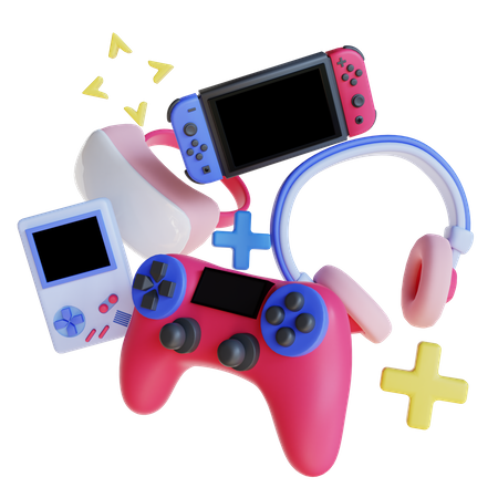 Game Equipment 3D Icon