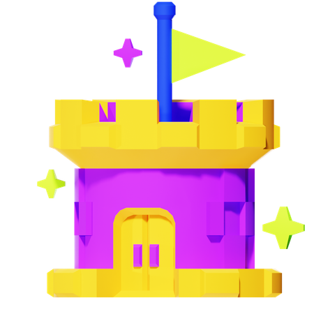 GAME FORTRESS  3D Icon