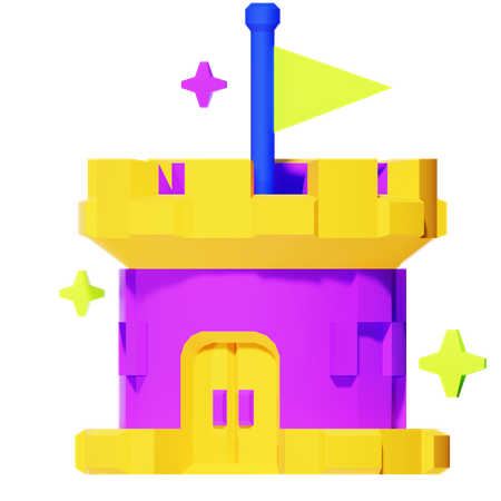 GAME FORTRESS  3D Icon