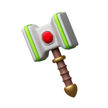 Game Hammer  3D Icon