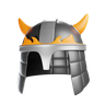 game helmet 3d logo