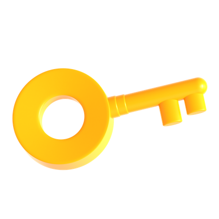 Game Key  3D Icon