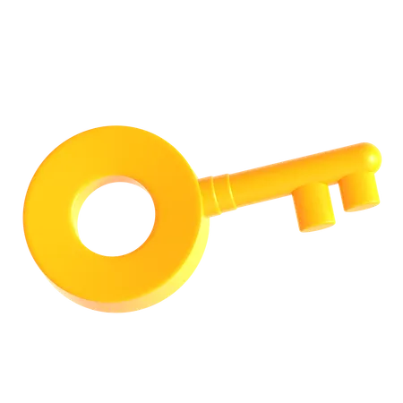 Game Key  3D Icon