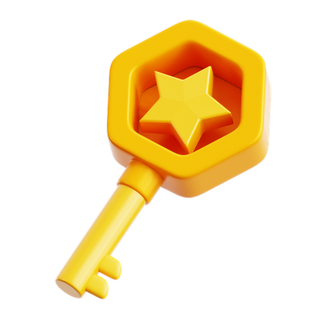 Game Key  3D Icon