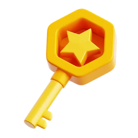 Game Key  3D Icon