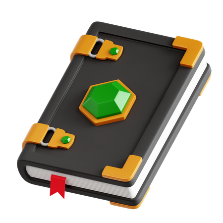 Game Manual Book 3D Icon