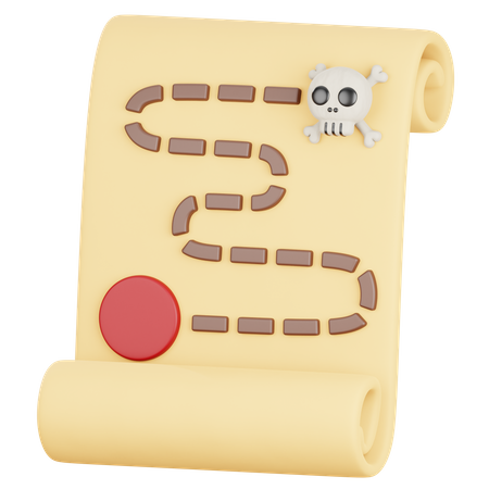 Game Map  3D Icon