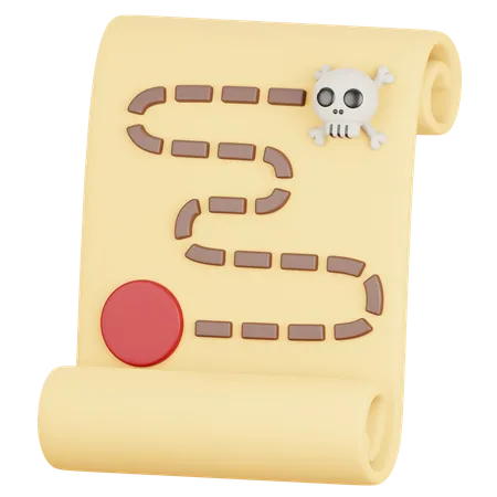 Game Map  3D Icon