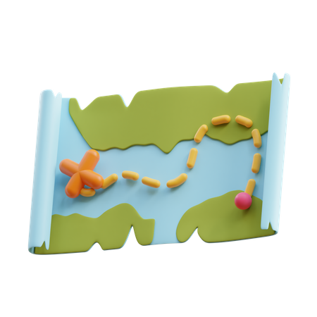 Game Mini Map  3D Icon