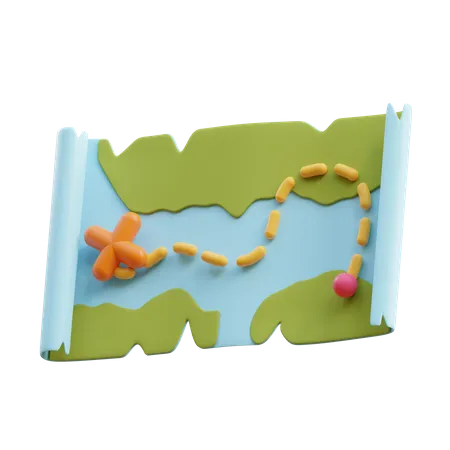 GAME MINI MAP 3 D Icon 3D Icon