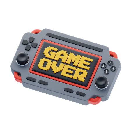 Game Over  3D Icon