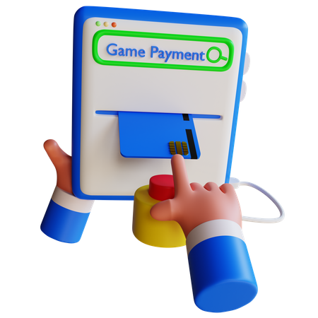 Game Payment  3D Icon