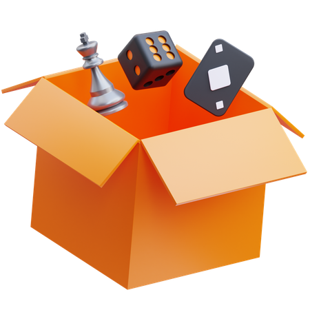 Game Play Box  3D Icon