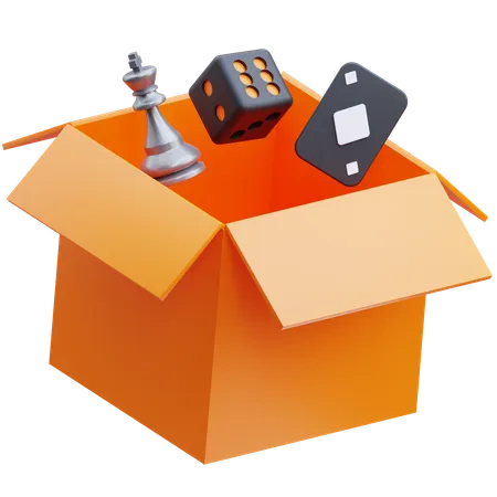 Game Play Box  3D Icon