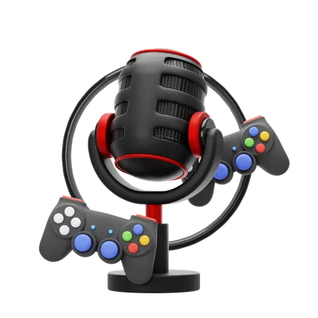 Game Podcast  3D Icon