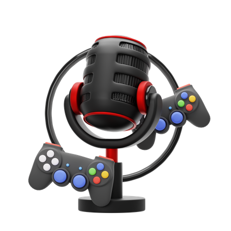 Game Podcast  3D Icon