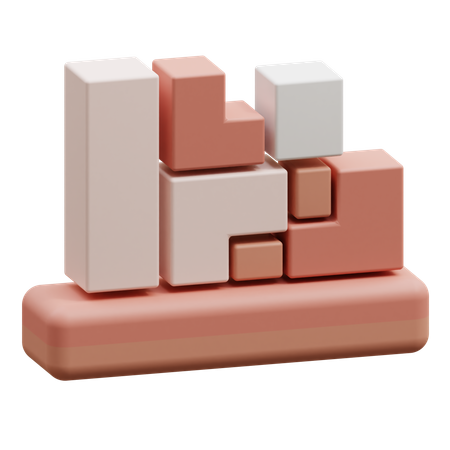 Game Puzzle  3D Icon