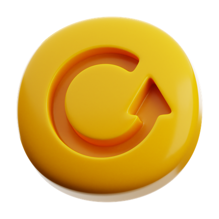 Game Refresh Button  3D Icon