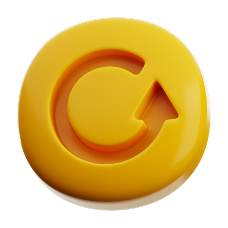 Game Refresh Button  3D Icon