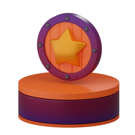 Game Shield  3D Icon