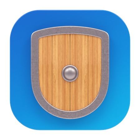 Game Shield  3D Icon