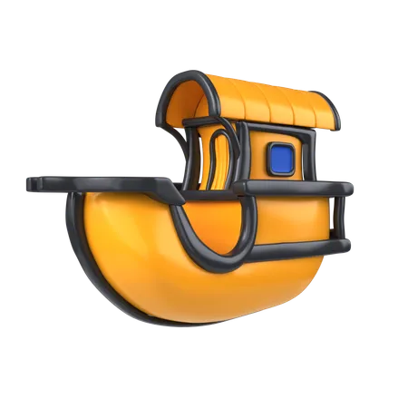 Game Ship  3D Icon