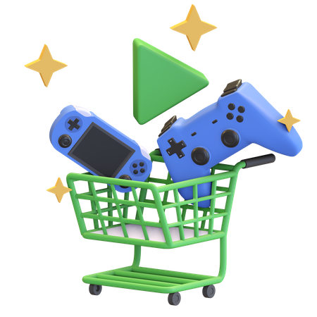 Game shop  3D Icon