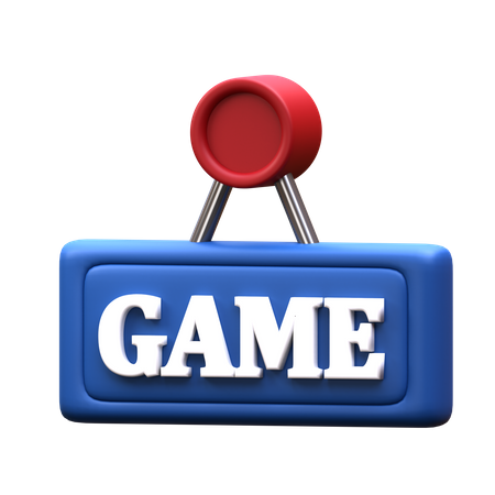 Game Sign  3D Icon