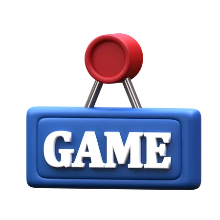 Game Sign  3D Icon