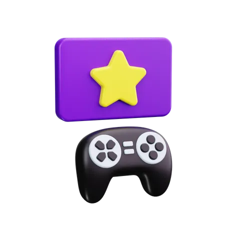 Game Star  3D Icon