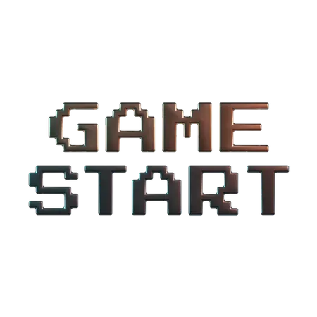 Game start  3D Icon