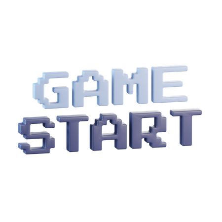 Game Start  3D Icon