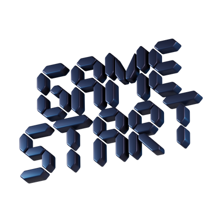 Game Start  3D Icon