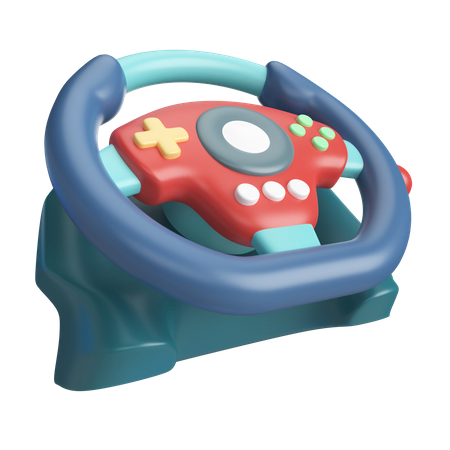 Game Steering Wheel  3D Icon
