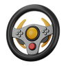 game steering wheel 3d illustration