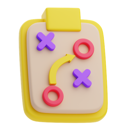 Game Strategy  3D Icon