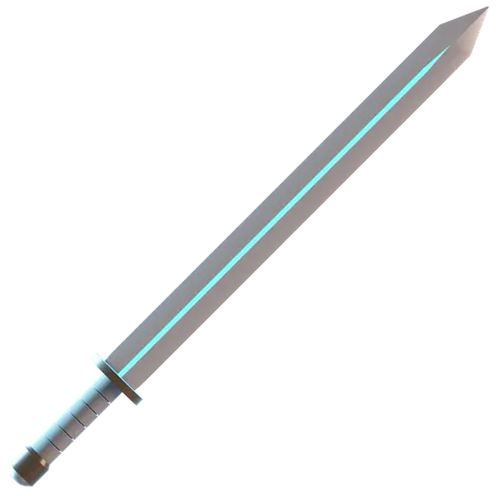 Game sword 3D Illustration