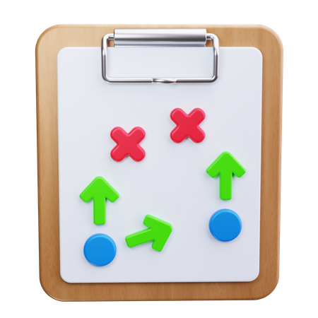 Game Tactics  3D Icon