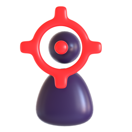Game Target  3D Icon