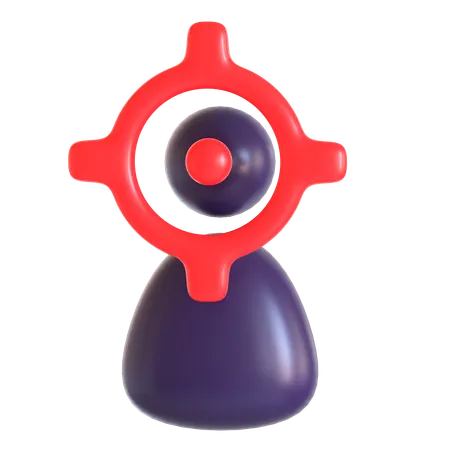 Game Target  3D Icon