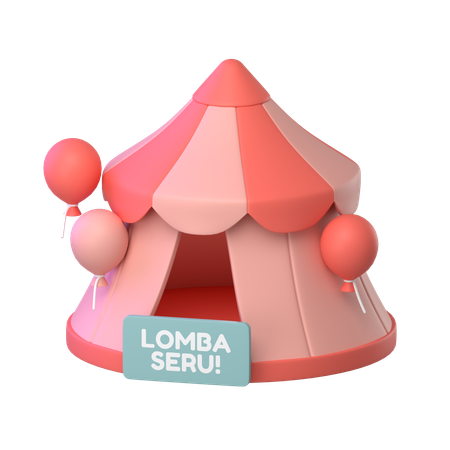 Game Tent  3D Icon