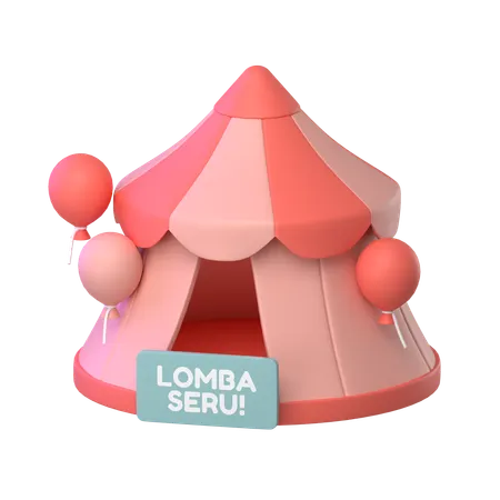 Game Tent  3D Icon