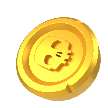 Game Token  3D Icon