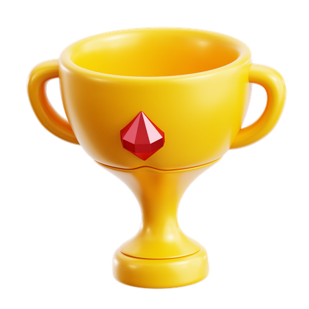 Game Trophy  3D Icon