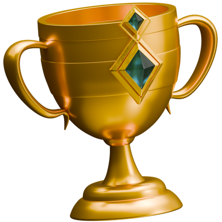 Game Trophy  3D Icon