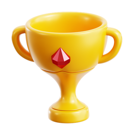 Game Trophy  3D Icon