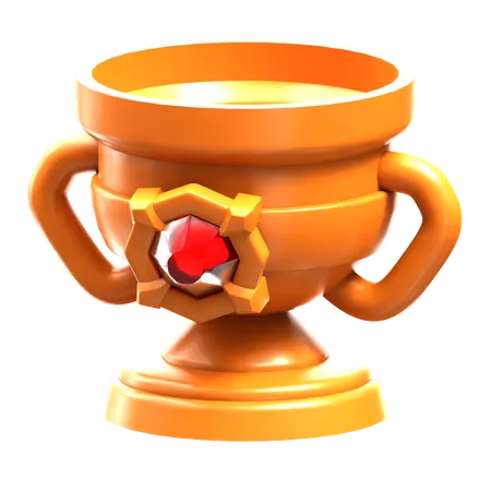 Game Trophy  3D Icon