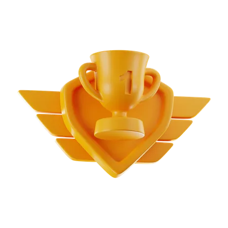 Game Trophy  3D Icon