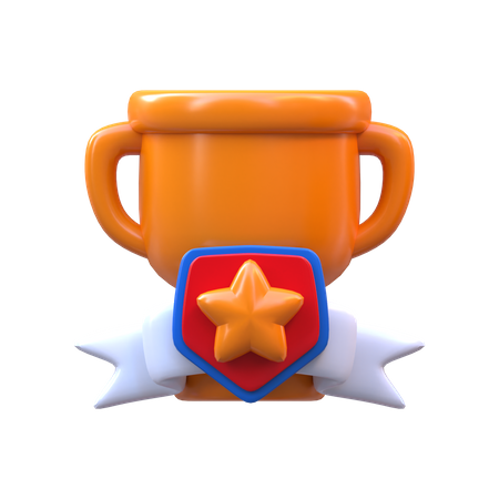 Game Trophy  3D Icon