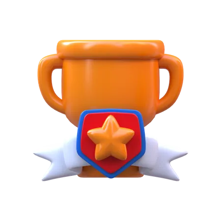 Game Trophy  3D Icon